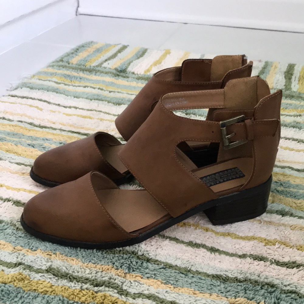 Urban Outfitters faux leather sandals